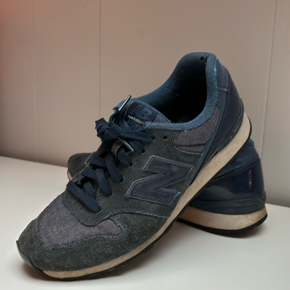 New Balance 696 for Jcrew navy